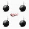 Service Caster 2-3/8'' Floor Safe Black Hooded Twin Wheel Caster Grip Ring Stem , 4PK SCC-GR02S60D-NYU-FB-716X1716-4 - alternate 3